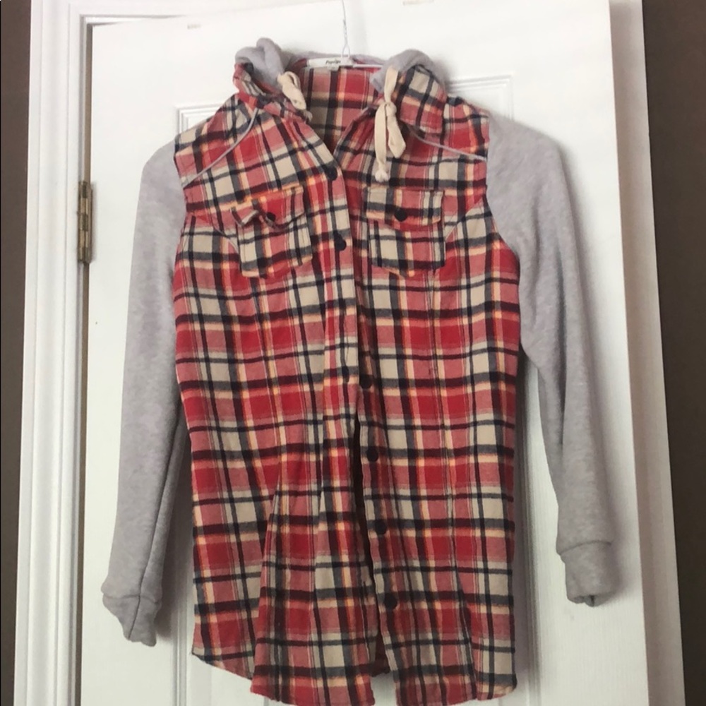 Flannel Hoodie